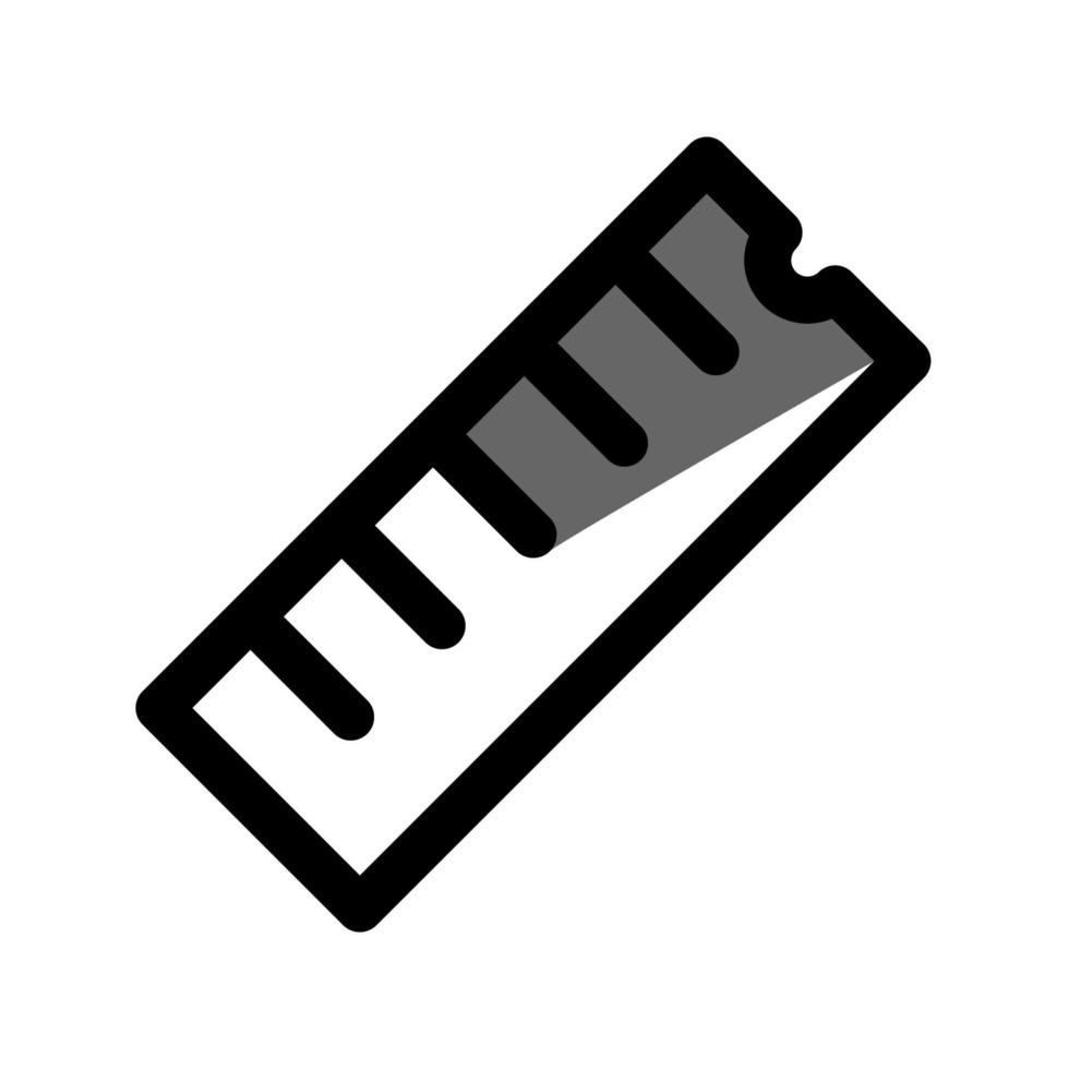 Illustration Vector Graphic of Ruler icon