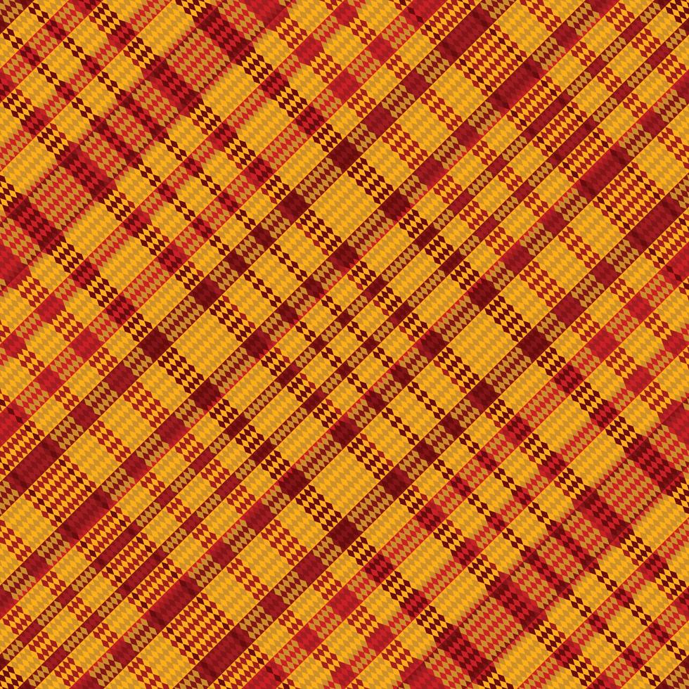 Tartan plaid pattern with texture and warm color. vector