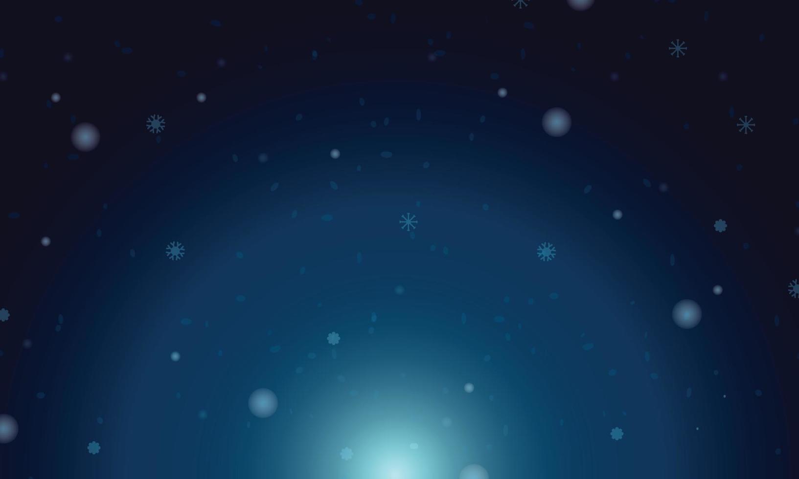 Dark blue vector template with ice snowflakes.
