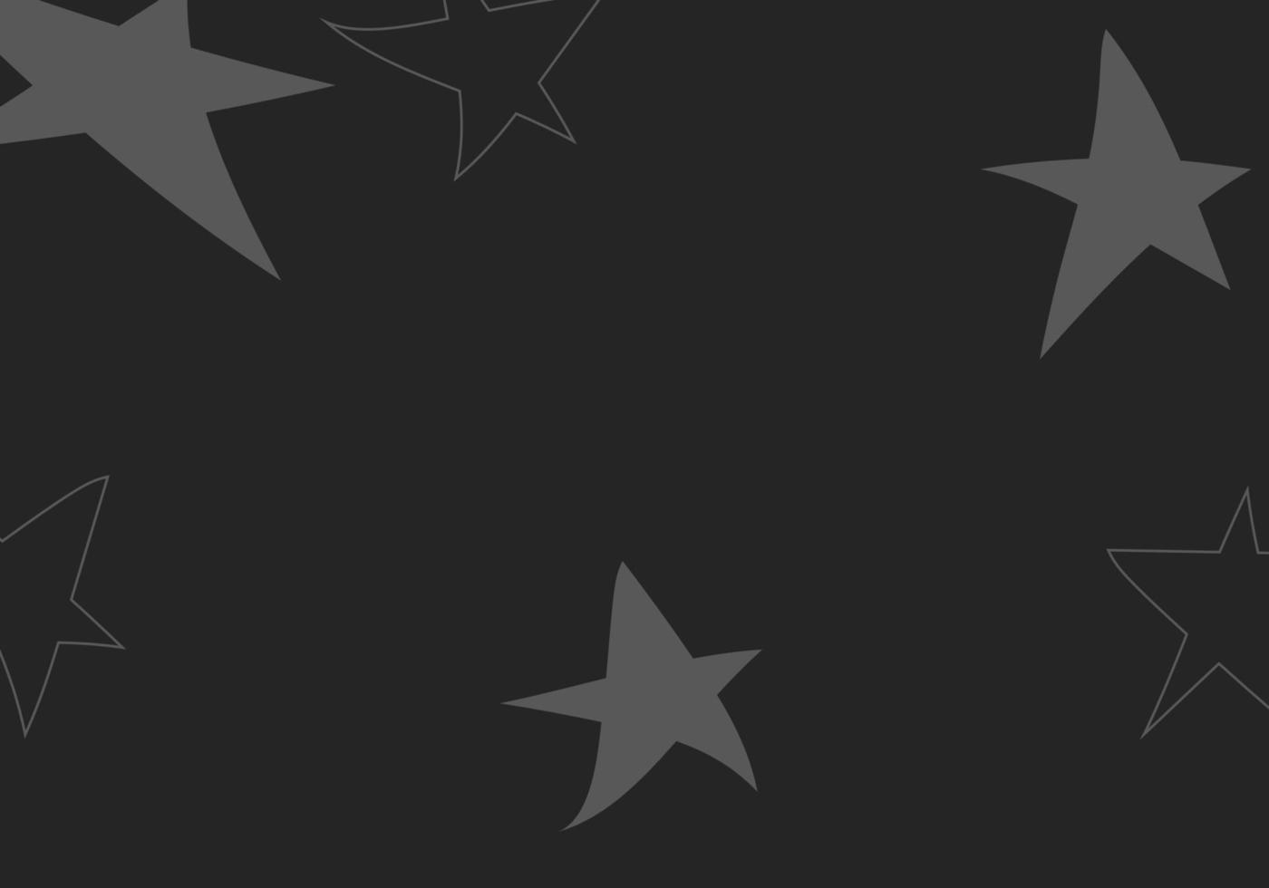 Abstract gray hand draw stars background. Vector illustration.