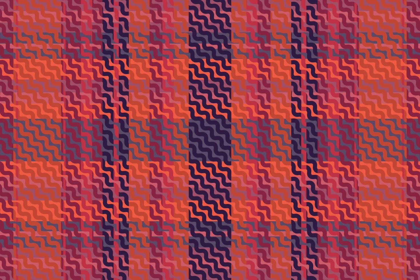 Tartan plaid pattern with texture and warm color. vector
