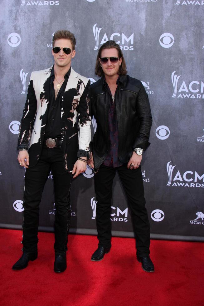 LAS VEGAS, APR 6 -  Florida Georgia Line at the 2014 Academy of Country Music Awards, Arrivals at MGM Grand Garden Arena on April 6, 2014 in Las Vegas, NV photo