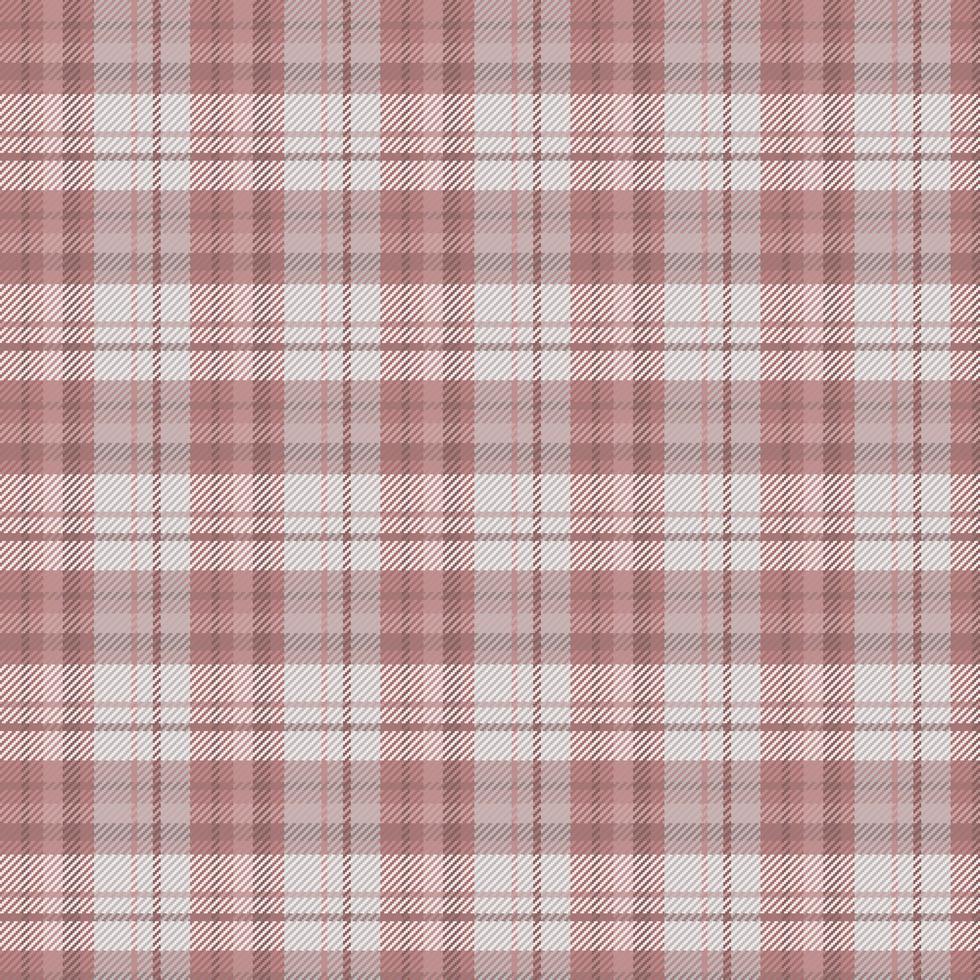 Tartan plaid pattern with texture and warm color. vector
