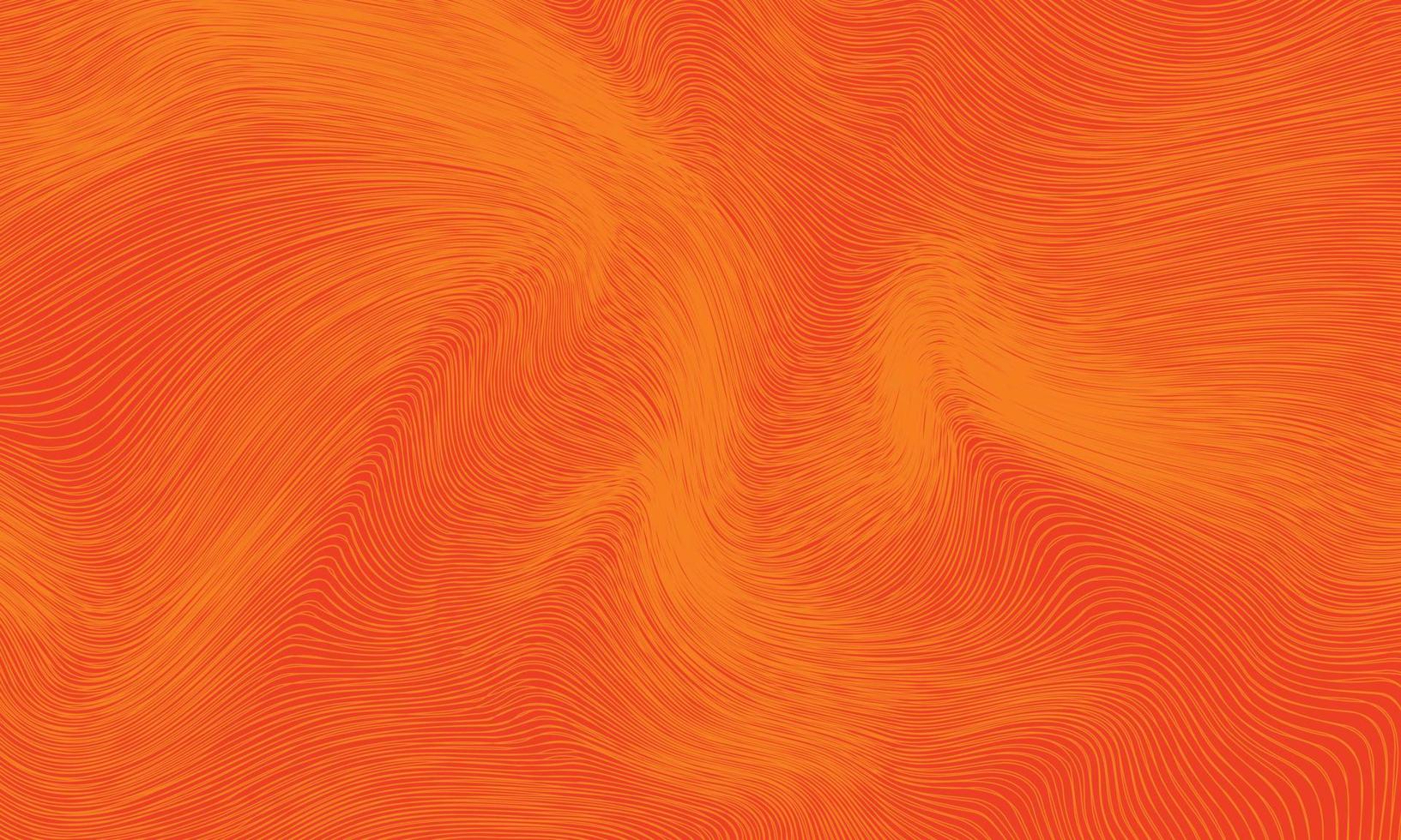 Abstract orange wavy lines texture background. vector