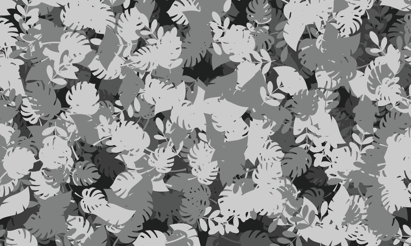 Dark Gray vector backdrop with leaves shapes.