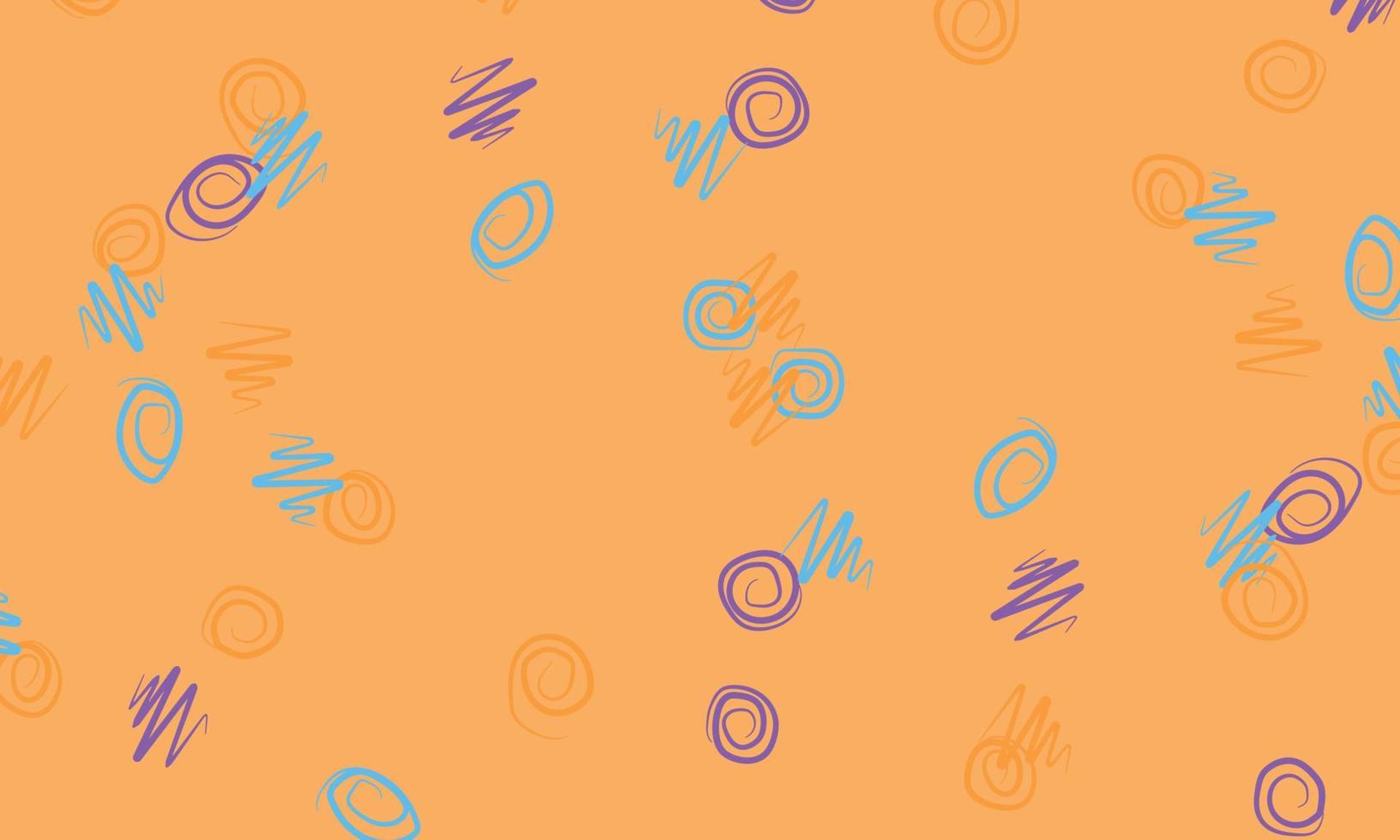 Light orange, blue vector background with bubbles.