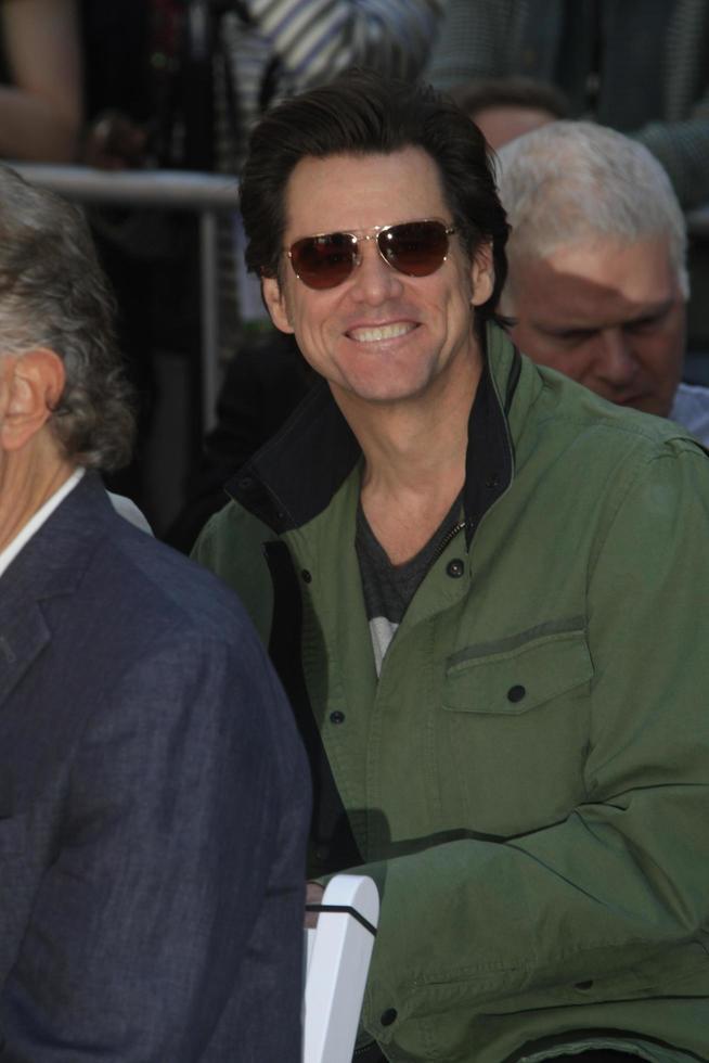 LOS ANGELES, APR 26 -  Jim Carrey at the Jane Fonda Hand and FootPrint Ceremony at the Chinese Theater on April 26, 2013 in Los Angeles, CA photo