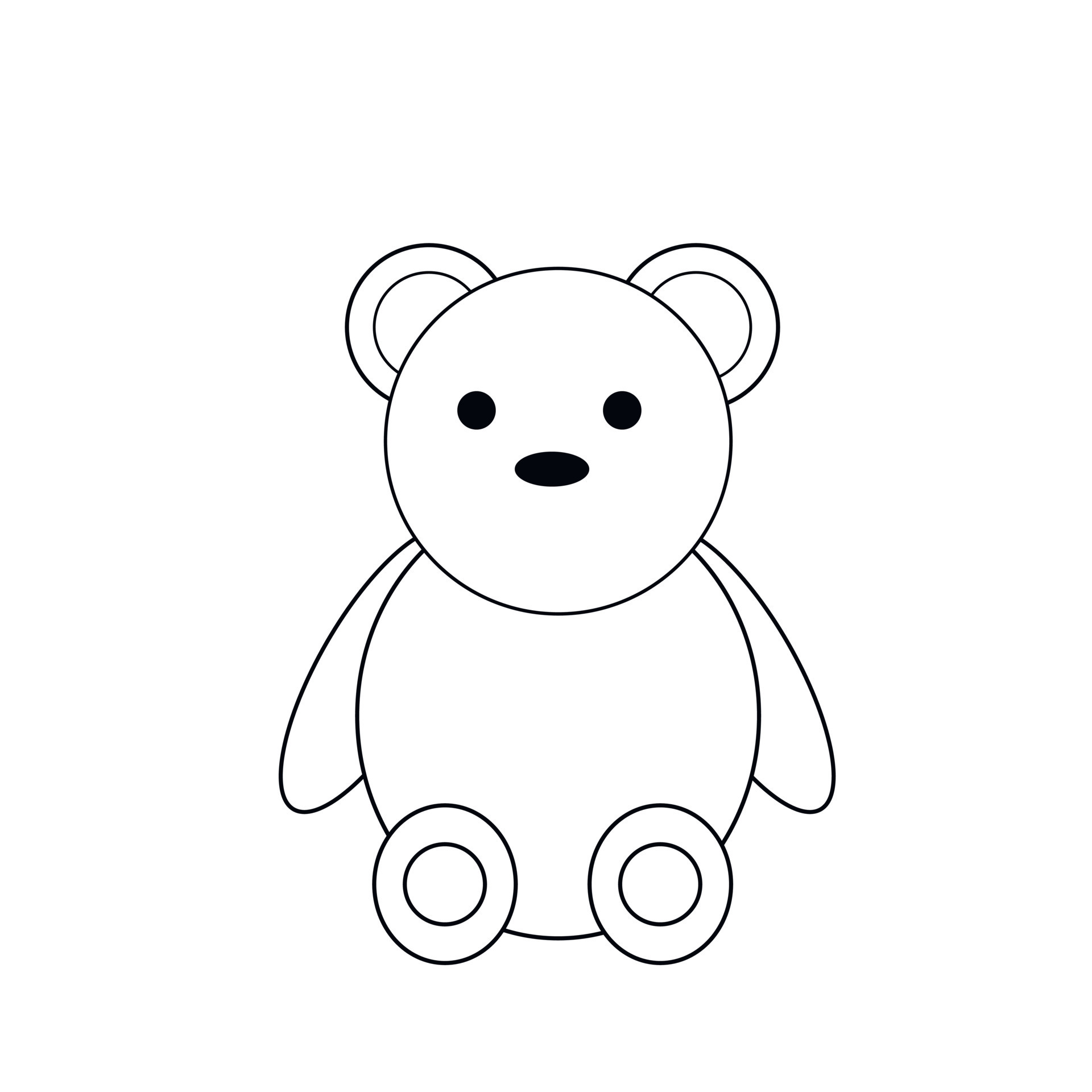How to Draw an Easy Teddy Bear  Easy Drawing Tutorial For Kids