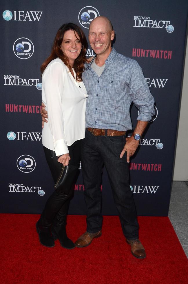LOS ANGELES, SEP 15 -  Jenni Cook, Stewart Cook at the Huntwatch Red Carpet Event at the Neuehouse on September 15, 2016 in Los Angeles, CA photo