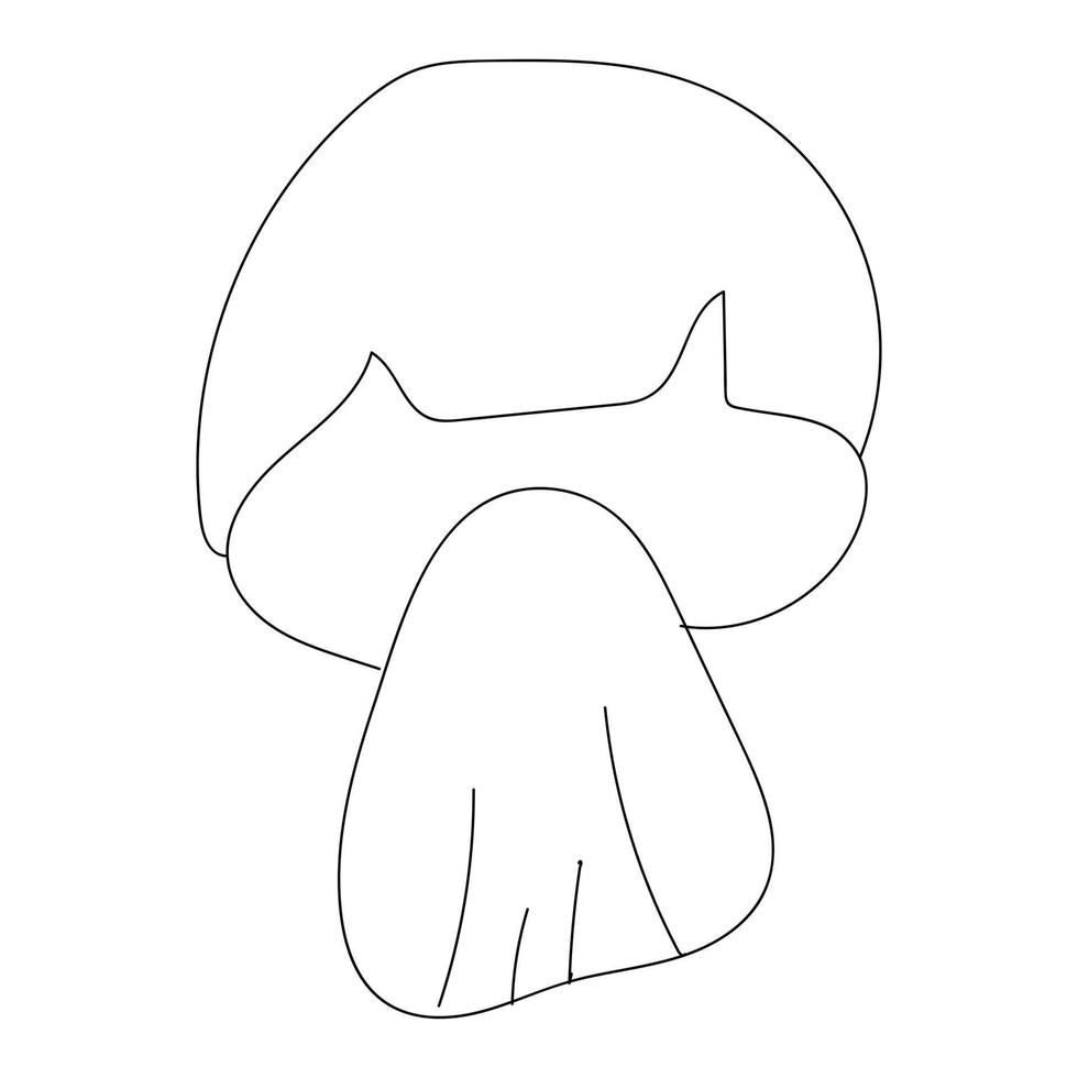 A Beautiful mushroom are too short vector
