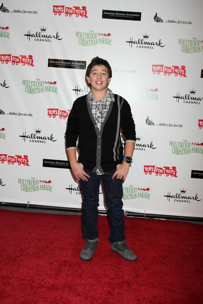 LOS ANGELES, NOV 27 -  Bradley Perry arrives at the 2011 Hollywood Christmas Parade at Hollywood Boulevard at Sycamore on November 27, 2011 in Los Angeles, CA photo