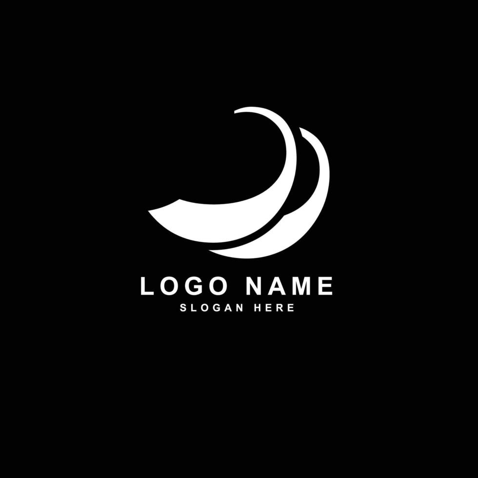 diseño de logotipo blanco creativo vector