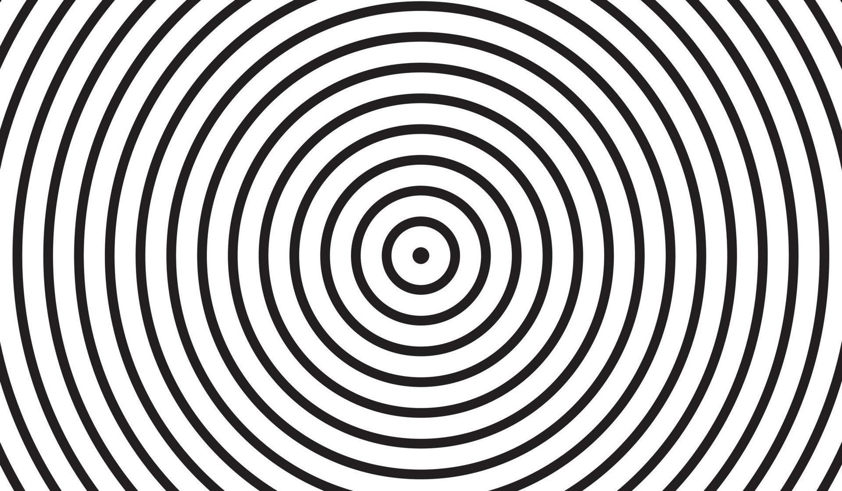 Concentric circle element. Black and white color ring. Abstract vector illustration for sound wave, Monochrome graphic. Concentric Circle Elements. Background. Abstract circle pattern.