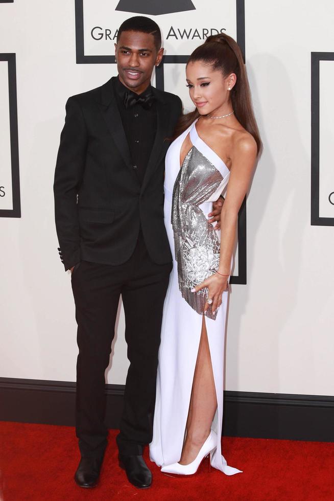 LOS ANGELES, FEB 8 -  Big Sean, Arianne Grande at the 57th Annual GRAMMY Awards Arrivals at a Staples Center on February 8, 2015 in Los Angeles, CA photo