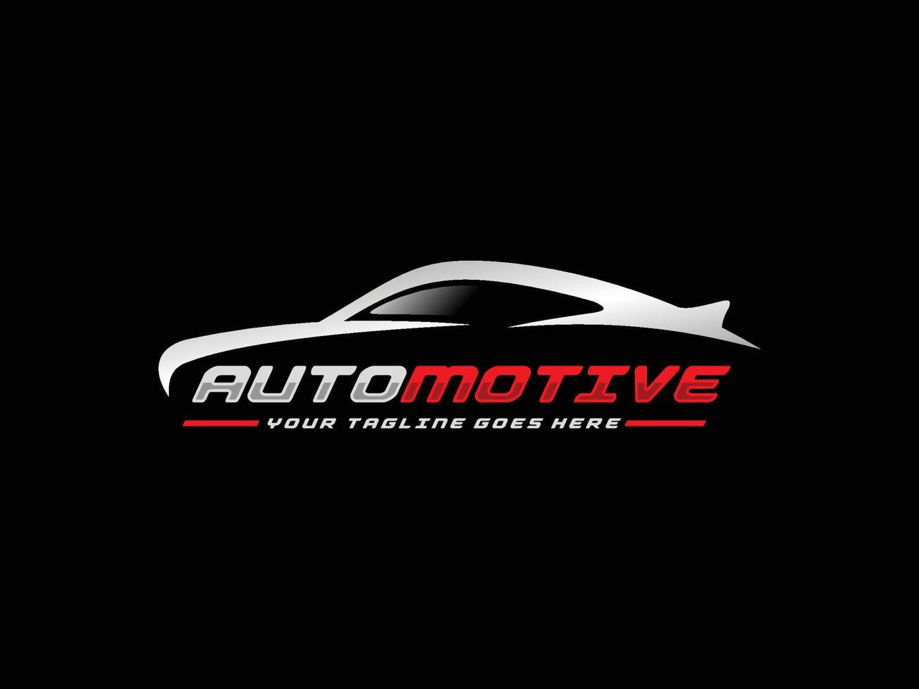 Ilustración de vector de diseño de logotipo automotriz. vector de logotipo de coche