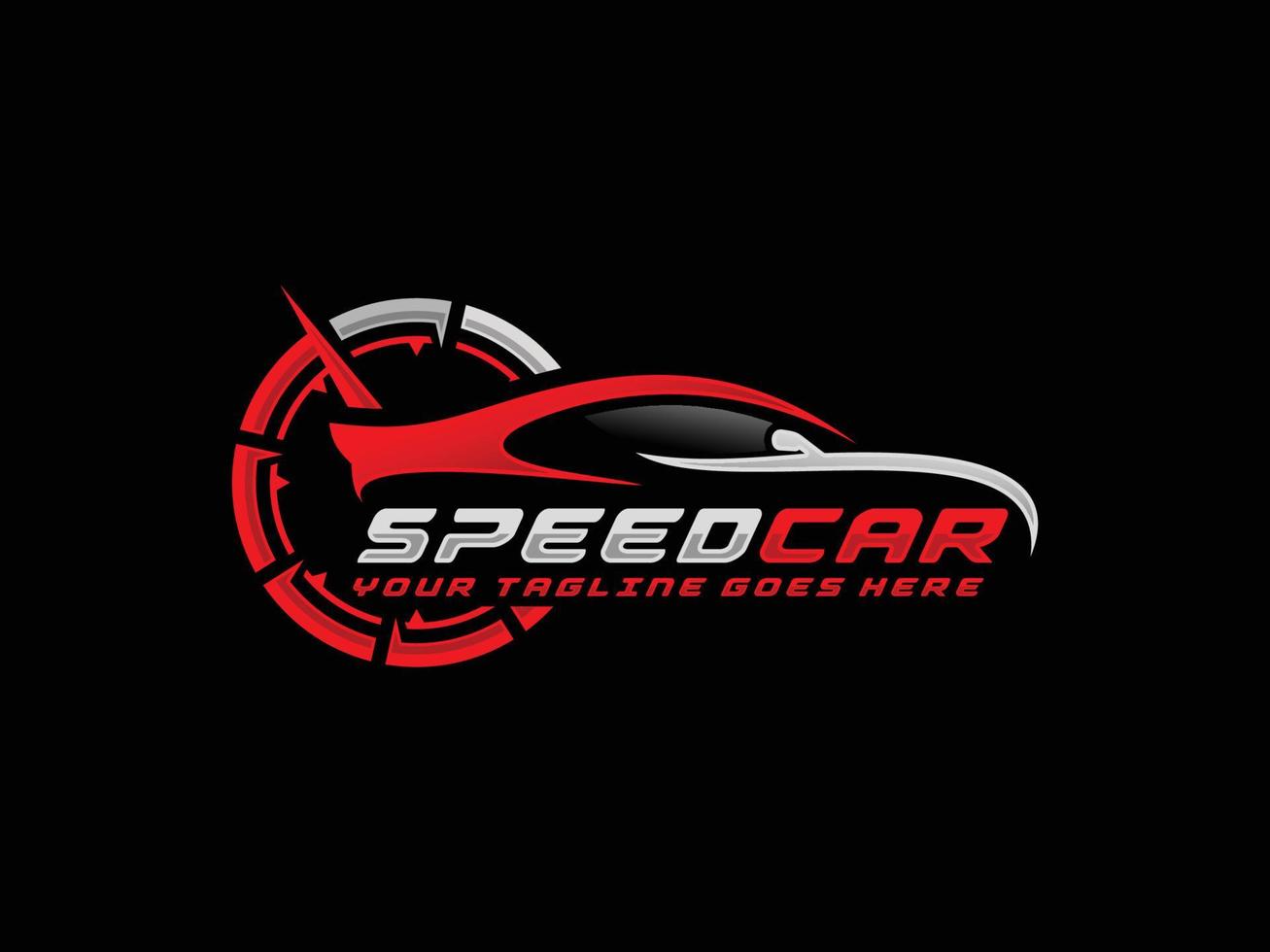 Speed car logo vector. Automotive logo vector