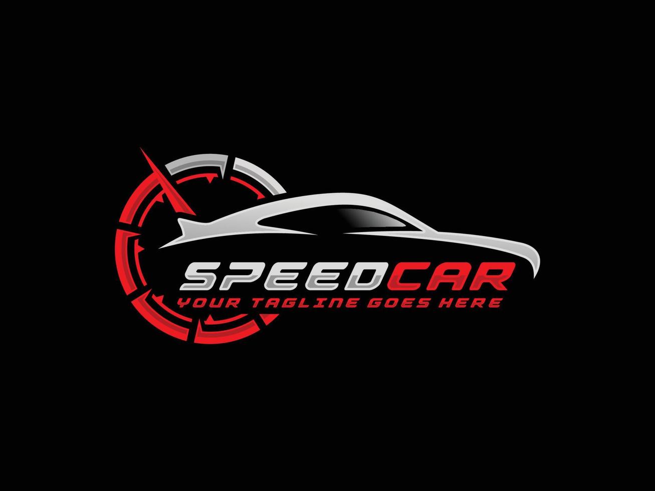 Speed car logo vector. Automotive logo vector