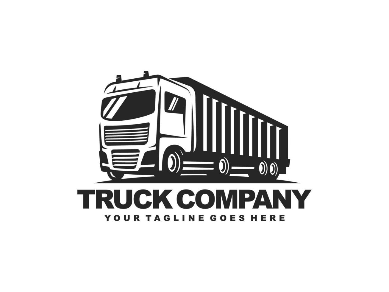 Truck logo design vector. Truck delivery logo vector