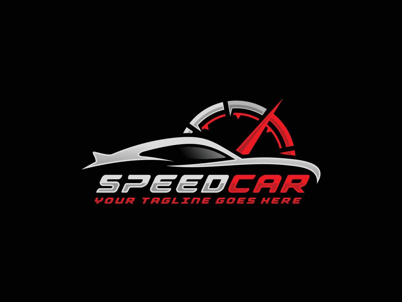 Speed car logo vector. Automotive logo vector