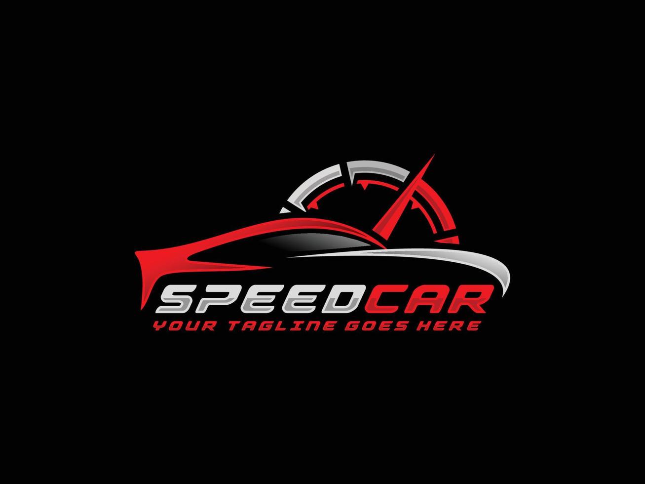 Speed car logo vector. Automotive logo vector