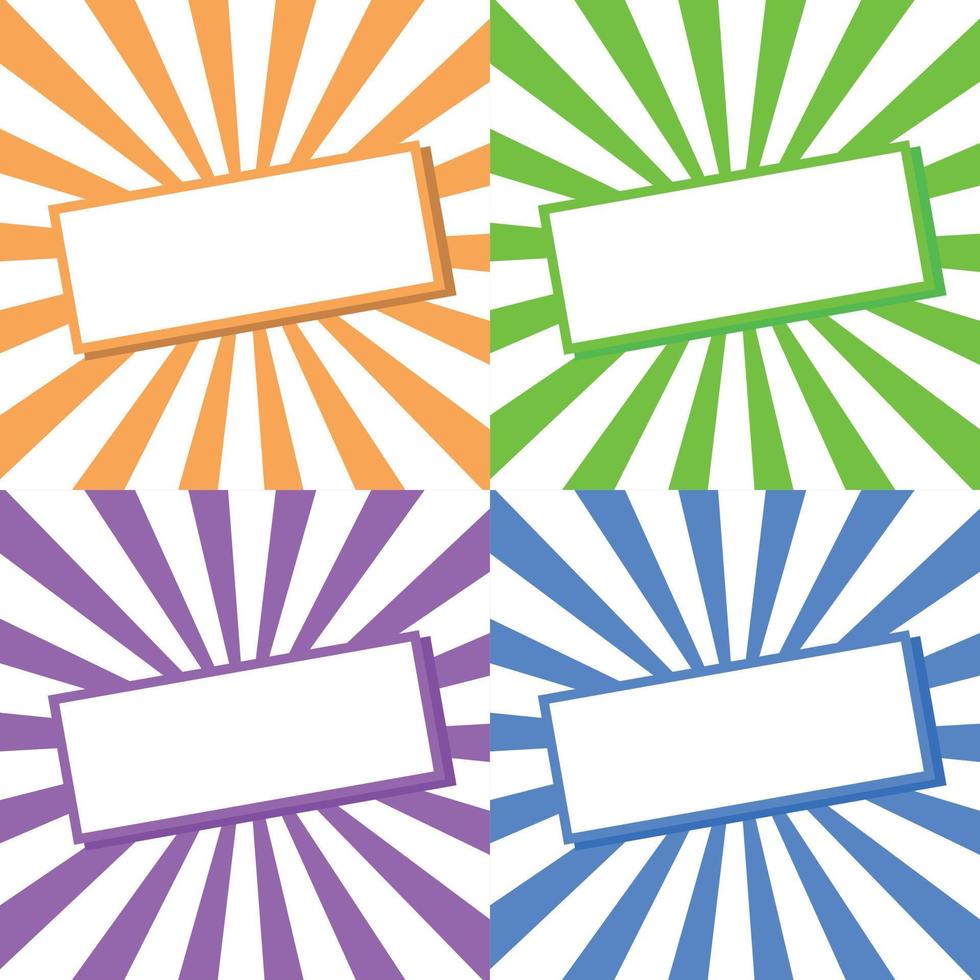 Abstract background set simple vector