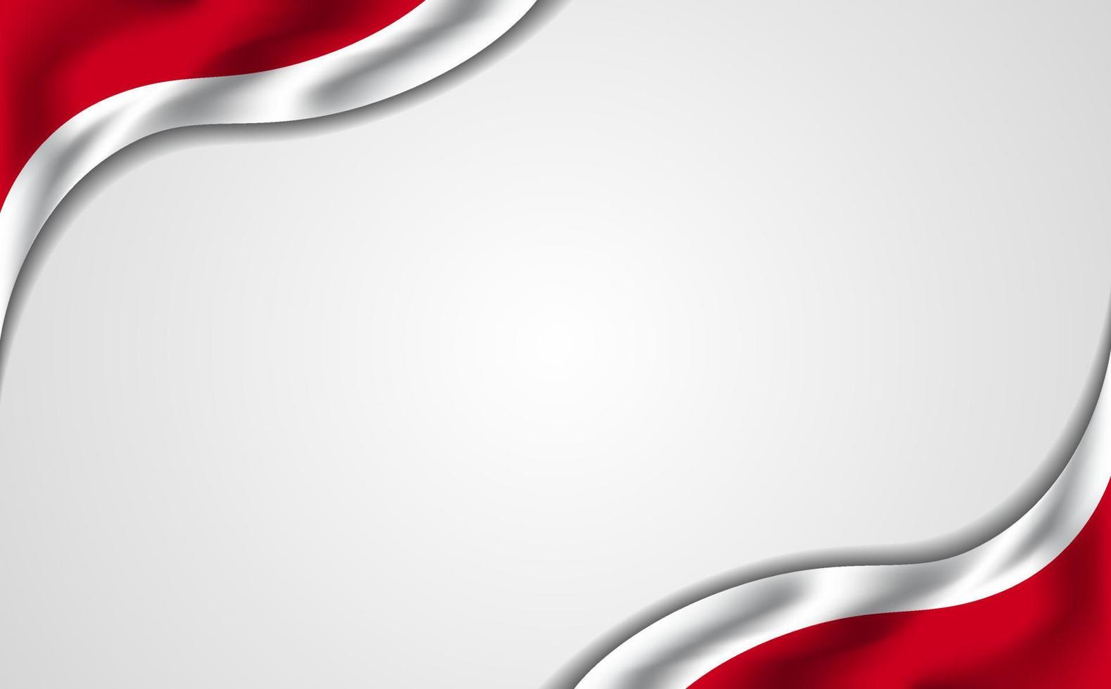 indonesia flag background concept for indonesia independence day illustration vector