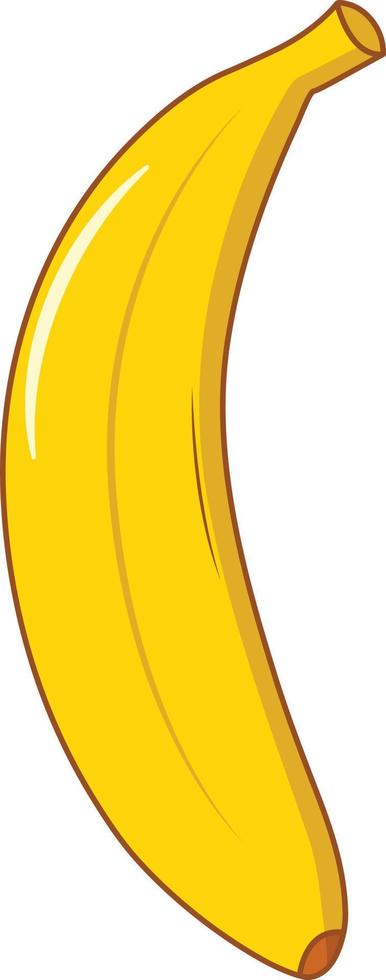 Fresh Isolated Banana Vector Illustration