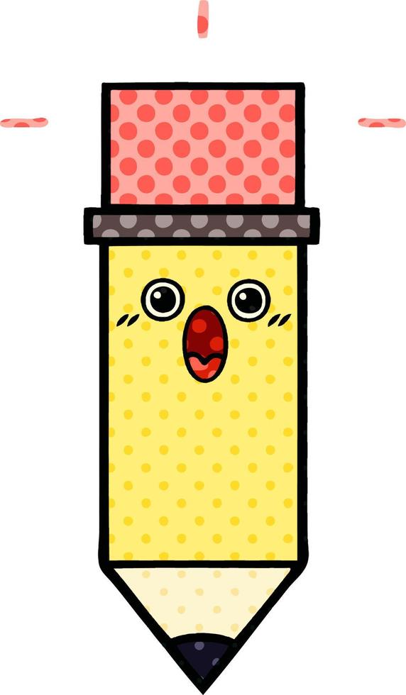 comic book style cartoon pencil vector