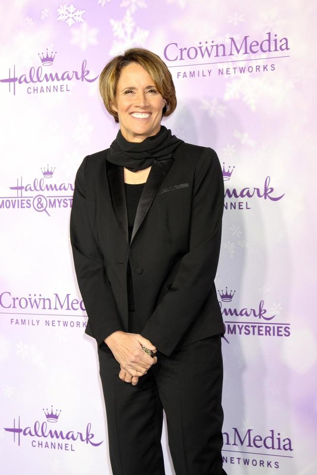 LOS ANGELES, JAN 8 - Mary Carillo at the Hallmark Winter 2016 TCA Party
