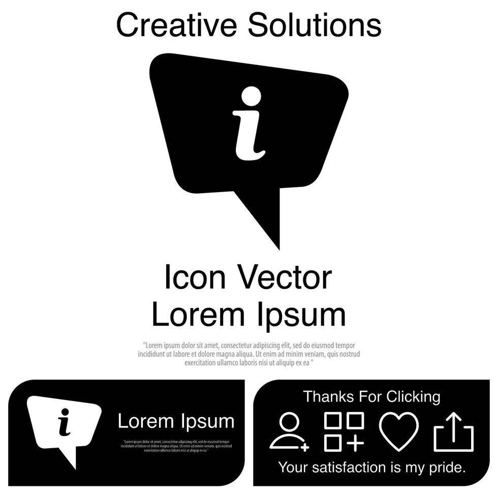 Information Icon EPS 10 vector