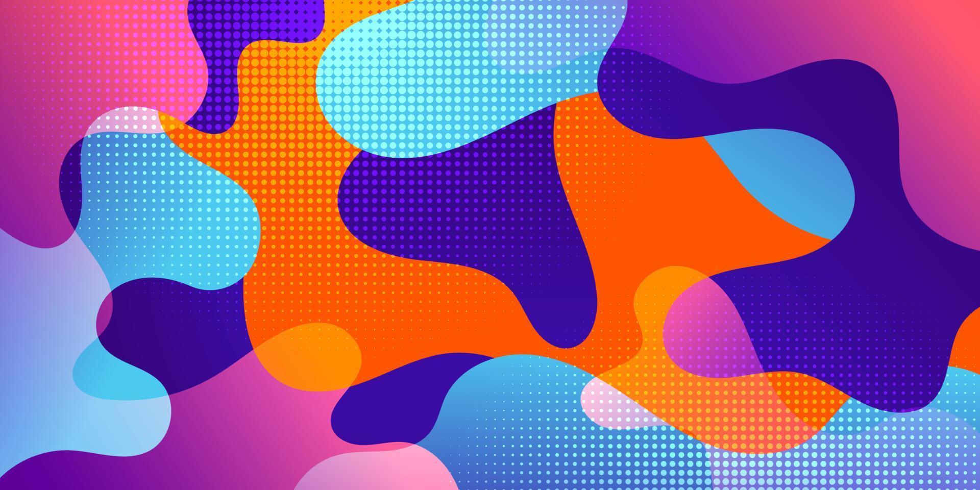 Abstract Liquid With Contras Colour Background vector