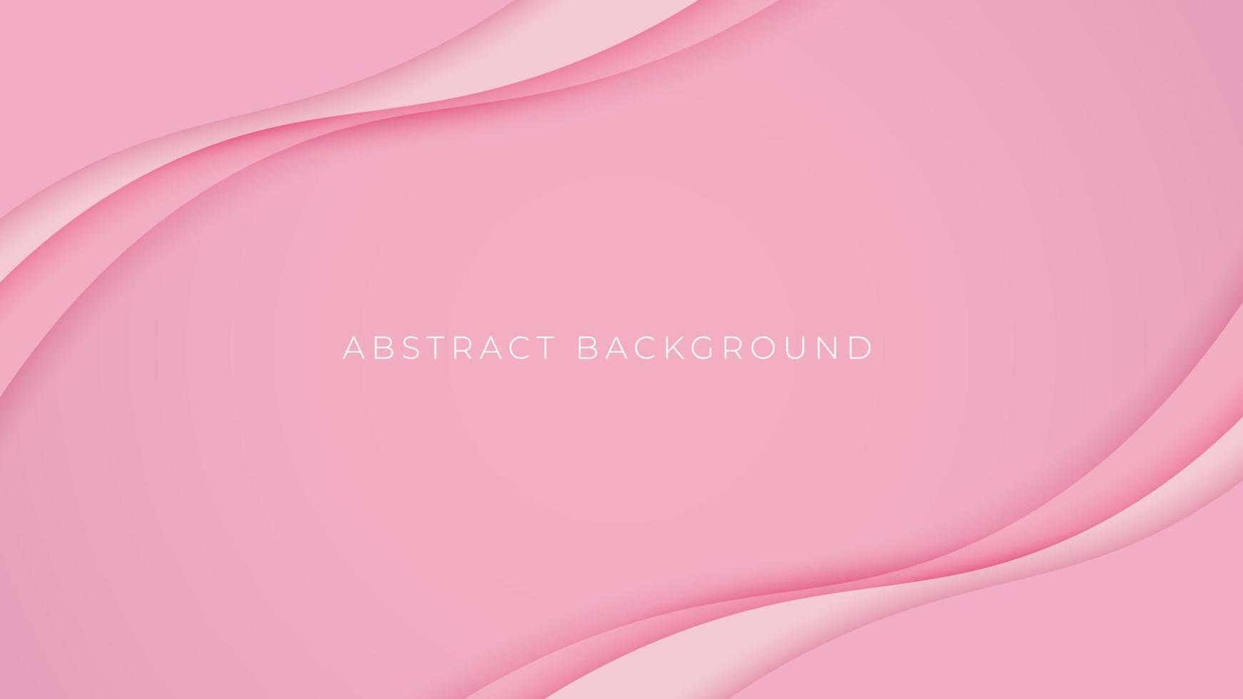 Abstract fluid shapes composition. Modern pink wave background with liquid, organic shapes. Effect paper cut. vector