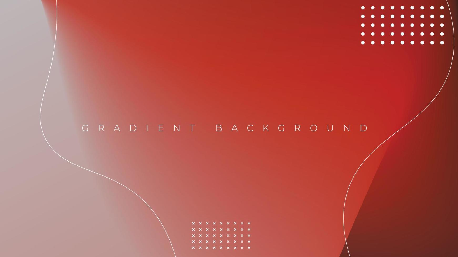 Beautiful red gradation background, smooth and soft texture vector