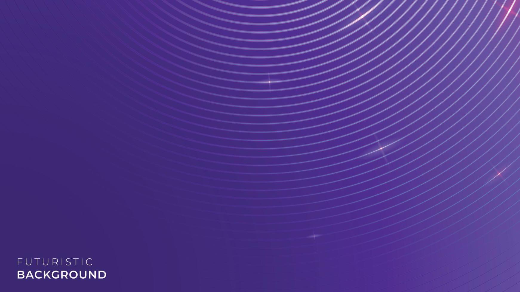 Futuristic background of glowing neon circles. Modern blue ring with bright. Vector illustration