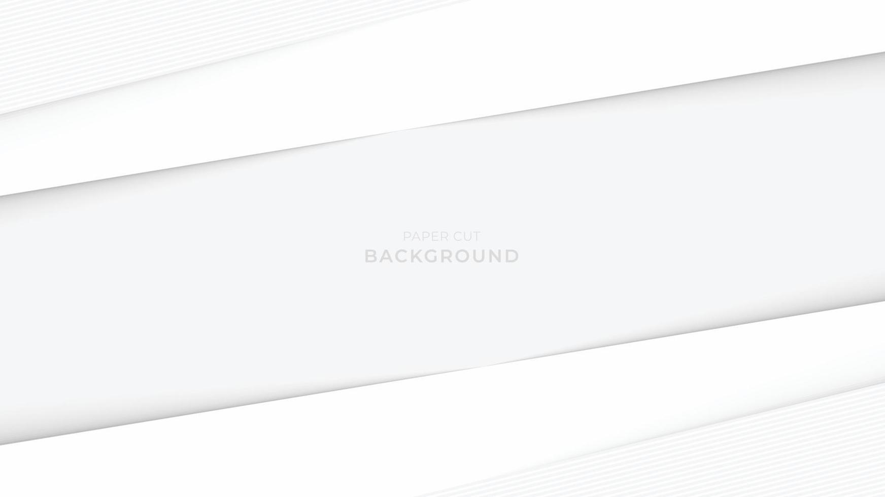 Abstract overlap white background with lines. Realistic background with shadow effect. Vector illustration
