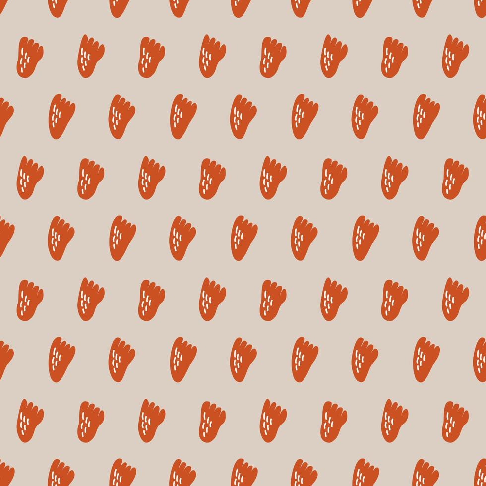 Abstract seamless pattern. Simple organic shapes vector