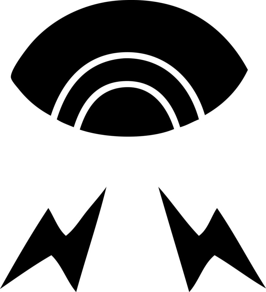 flat symbol mystic eye vector