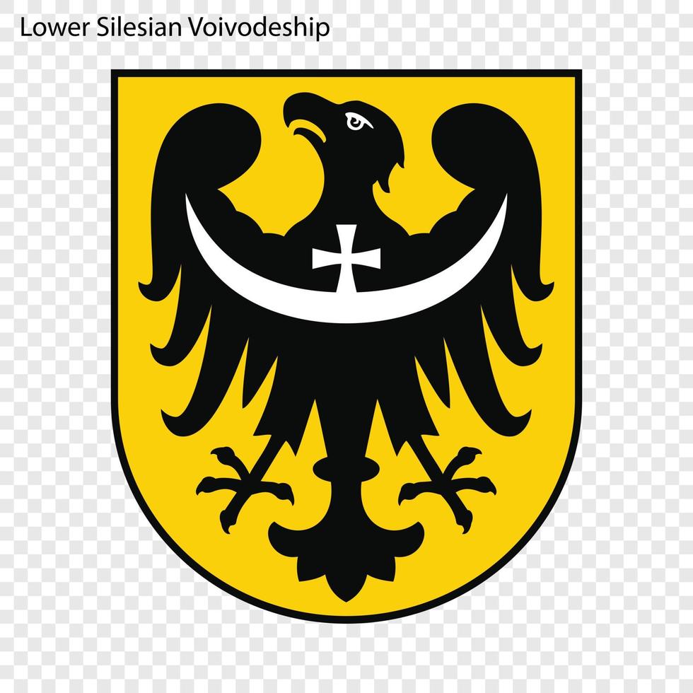 emblema estado de polonia vector