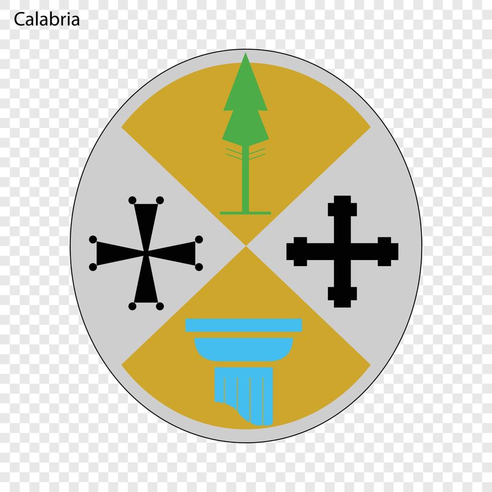 Emblem province of Italy. vector