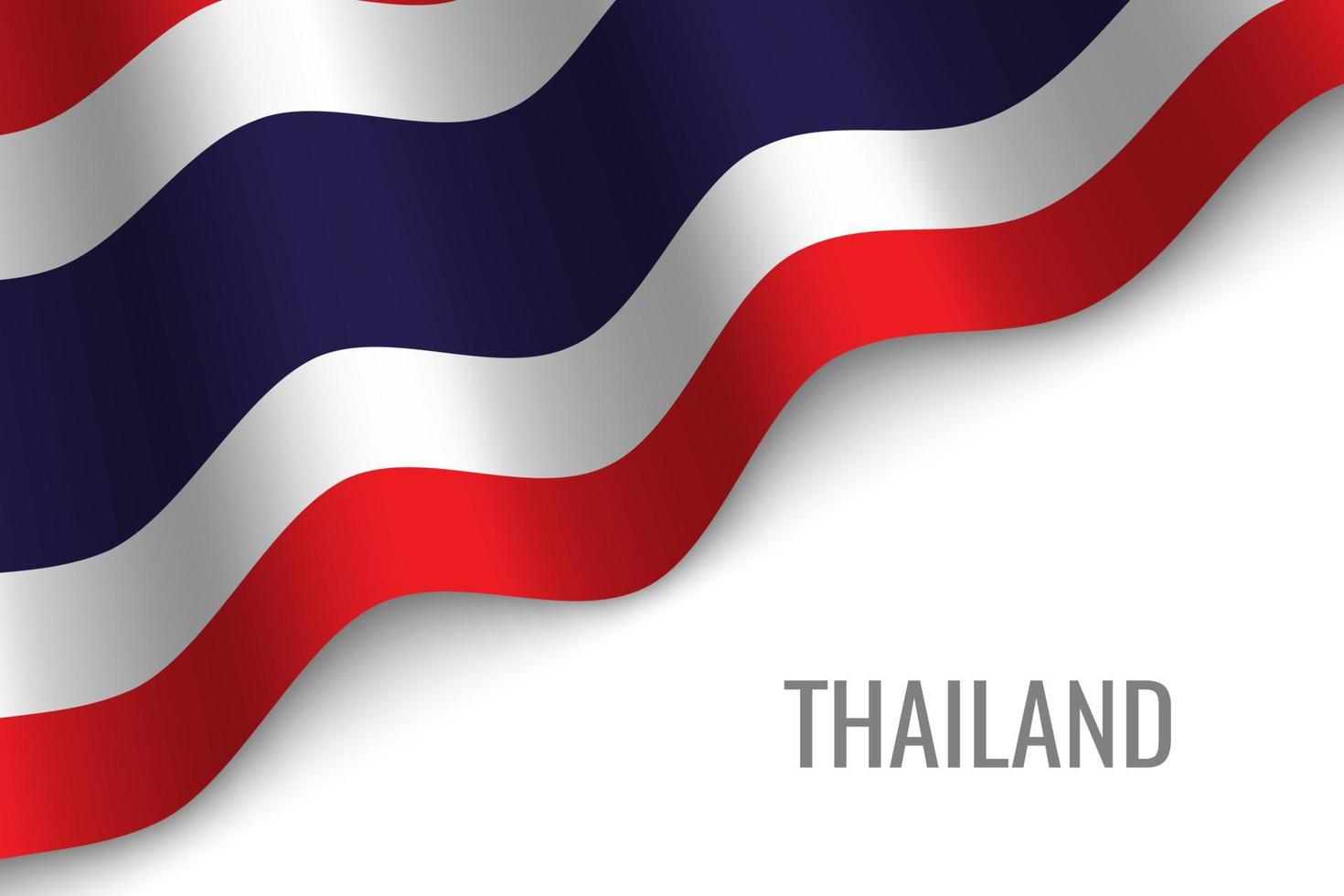 waving flag with copyspace vector