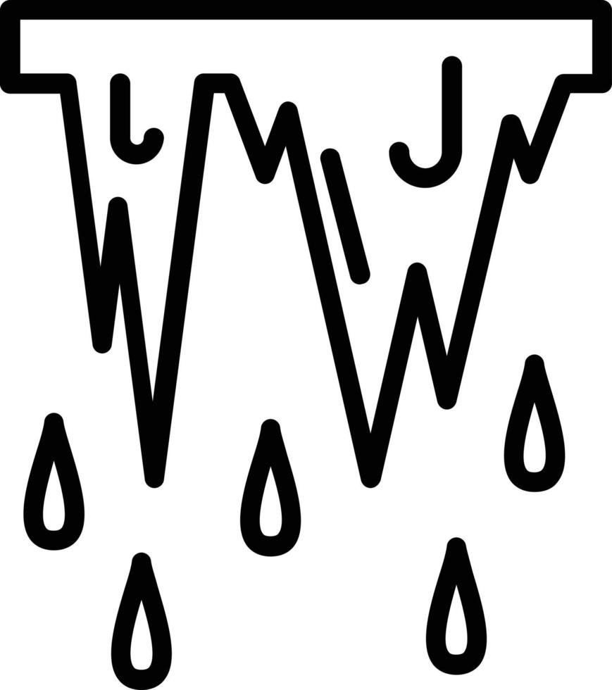 Thaw Line Icon Design vector