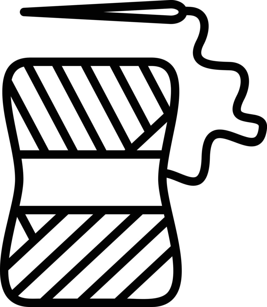 Sewing Line Icon Design vector