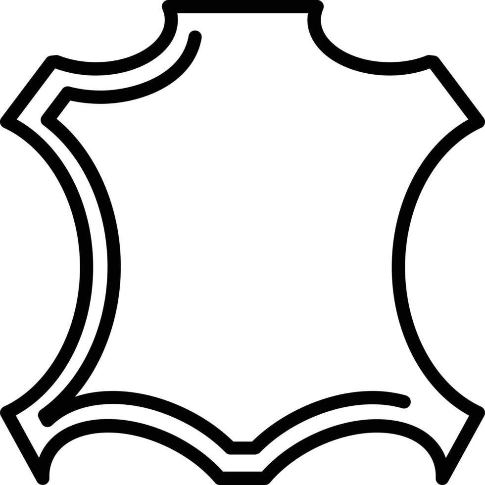 Leather Line Icon Design vector