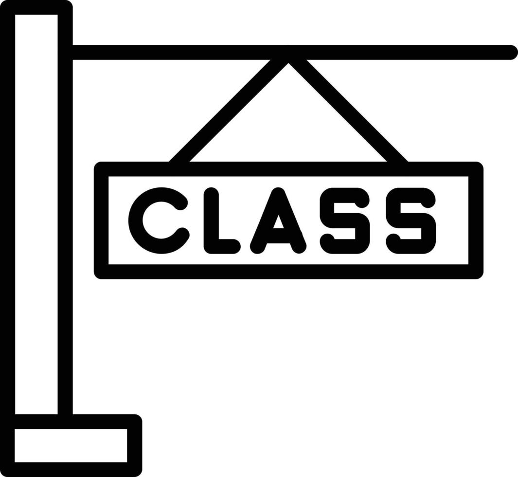 Class Vector Line Icon