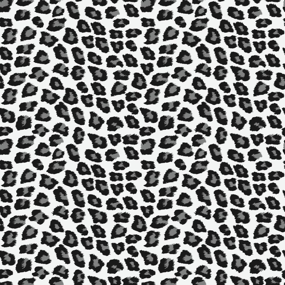 seamless pattern with leopard skin vector