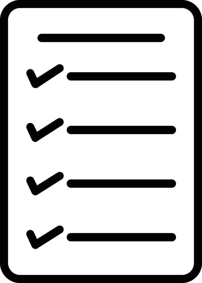 Notes  Vector Line Icon