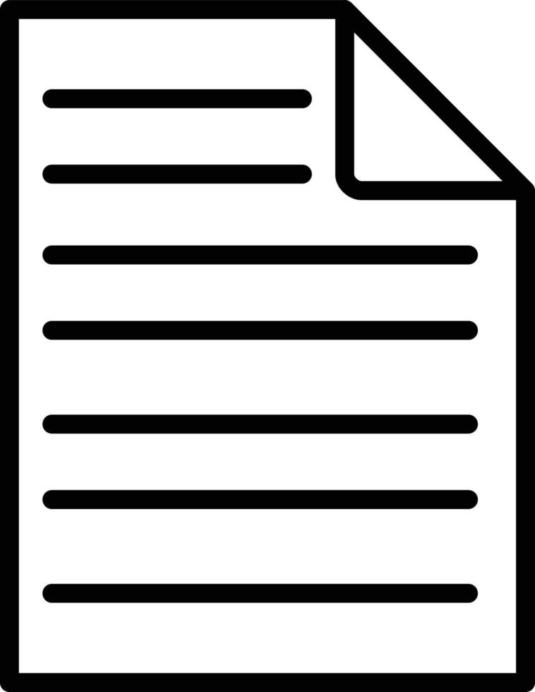 Document Vector Icon