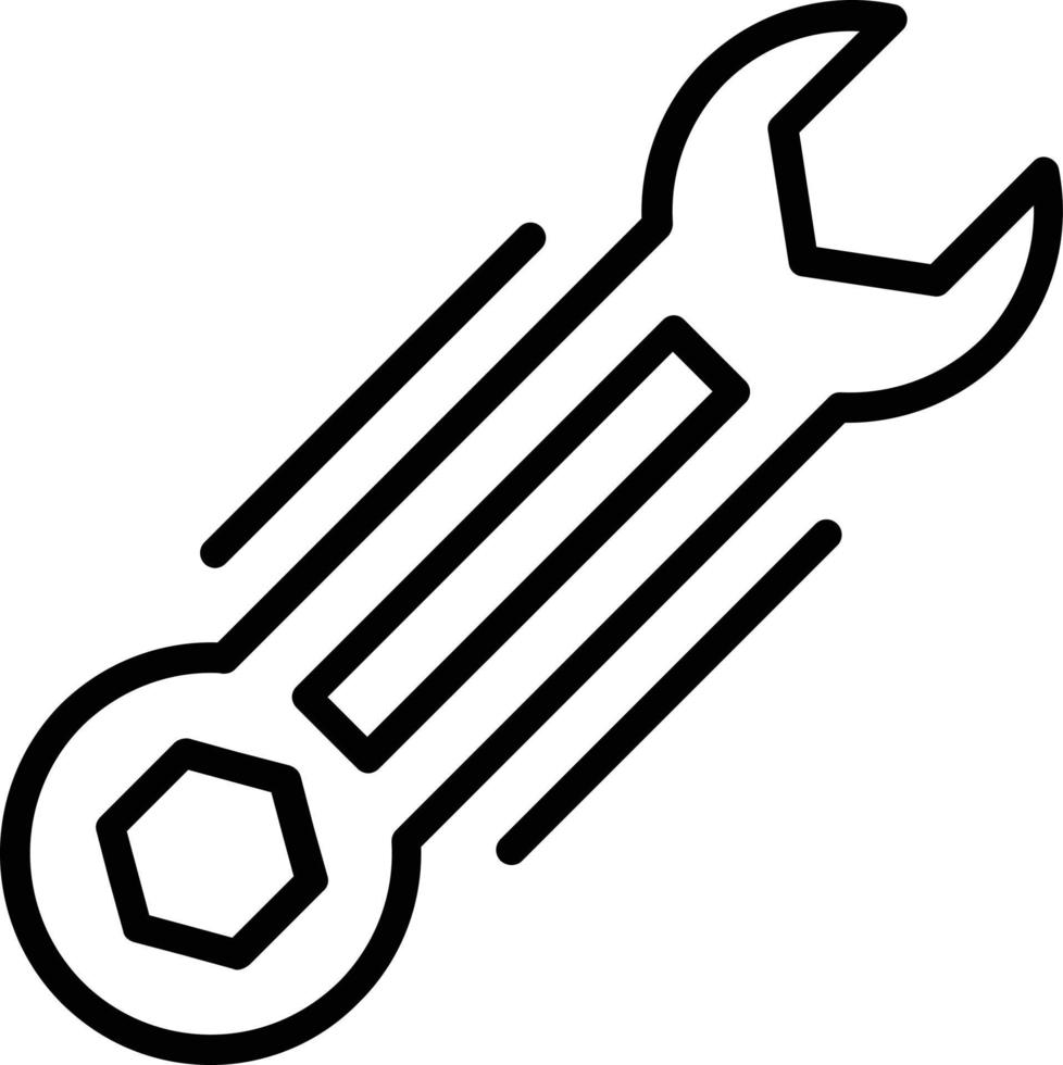 Wrench Line Icon 8795013 Vector Art at Vecteezy