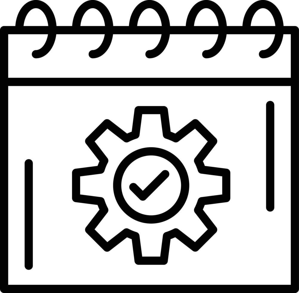 Schedule Vector Icon