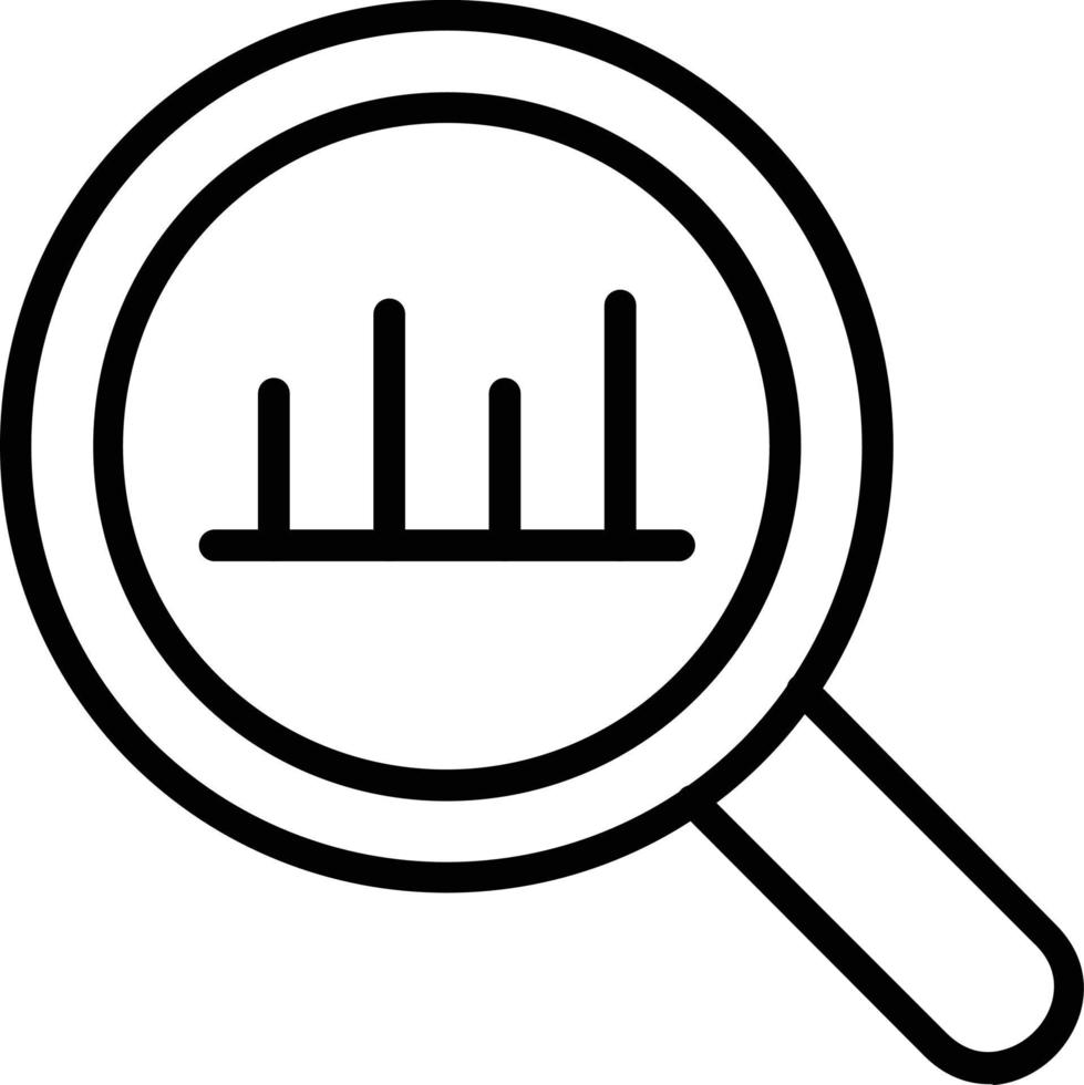 Analyzer Line Icon vector